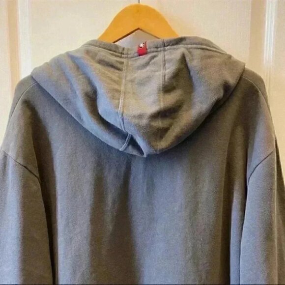 Tommy Hilfiger Sweatshirt Hoodie Pullover Red Label Premium Vintage Grey Size XL - Picture 8 of 16